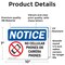 Signmission No Cellular Phones Or Camera Phones Sign With Symbol, 10 in W x Rectangle, Vinyl Decal OS-2PACK-NS-D-710-L-14433 - alternate 5